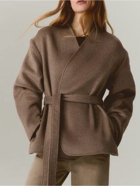 Hm TIe belt coat